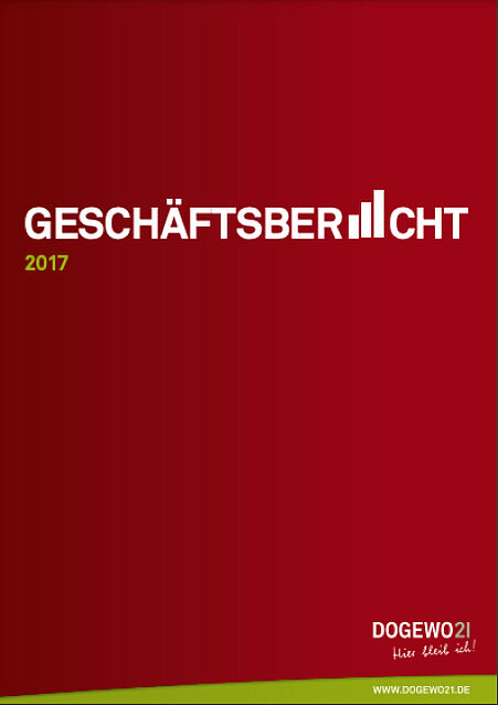 Cover des DOGEWO21 Geschäftsberichtes PDF 2017.