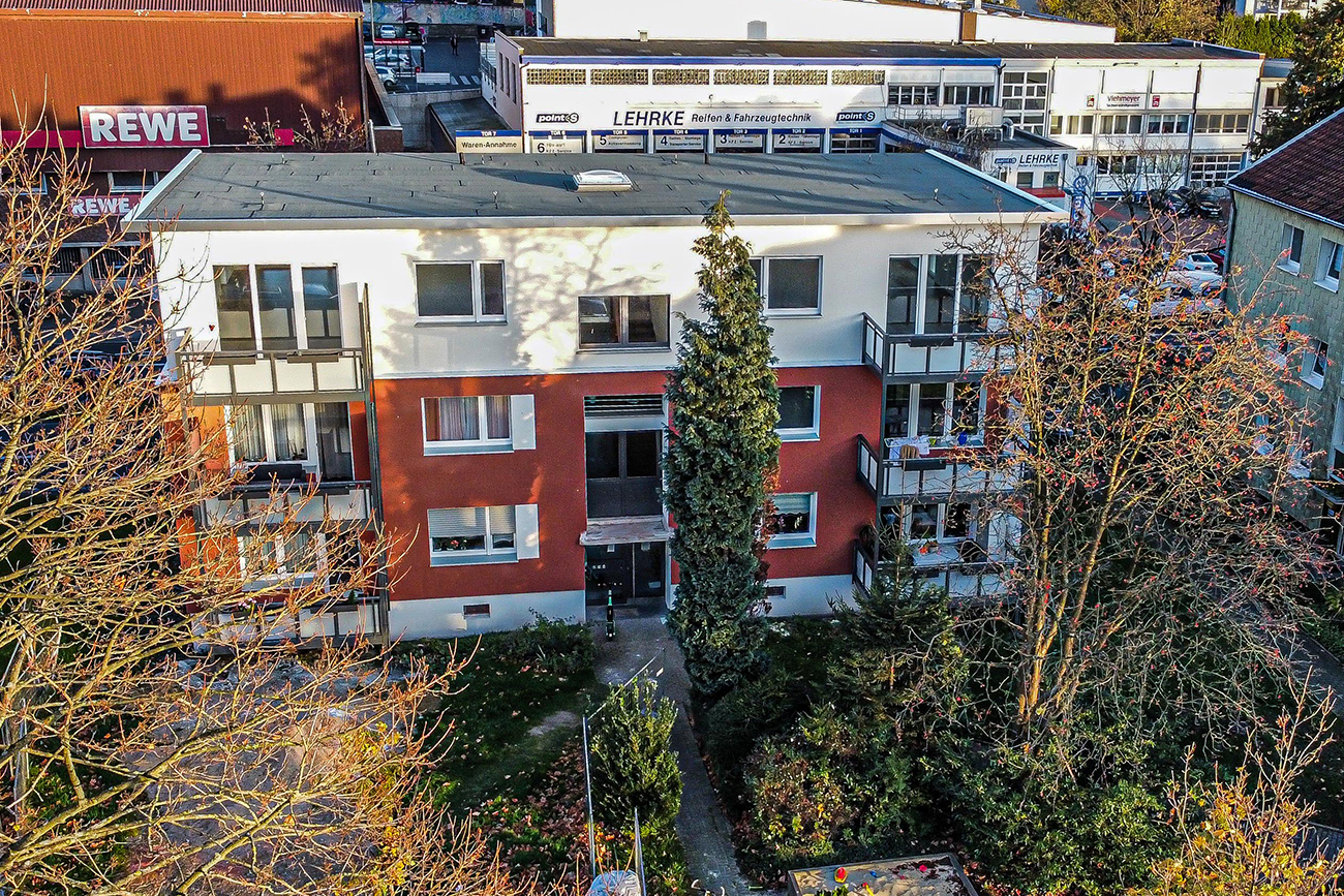 Acht neue Wohnungen durch Dachgeschossaufstockung in Hörde.