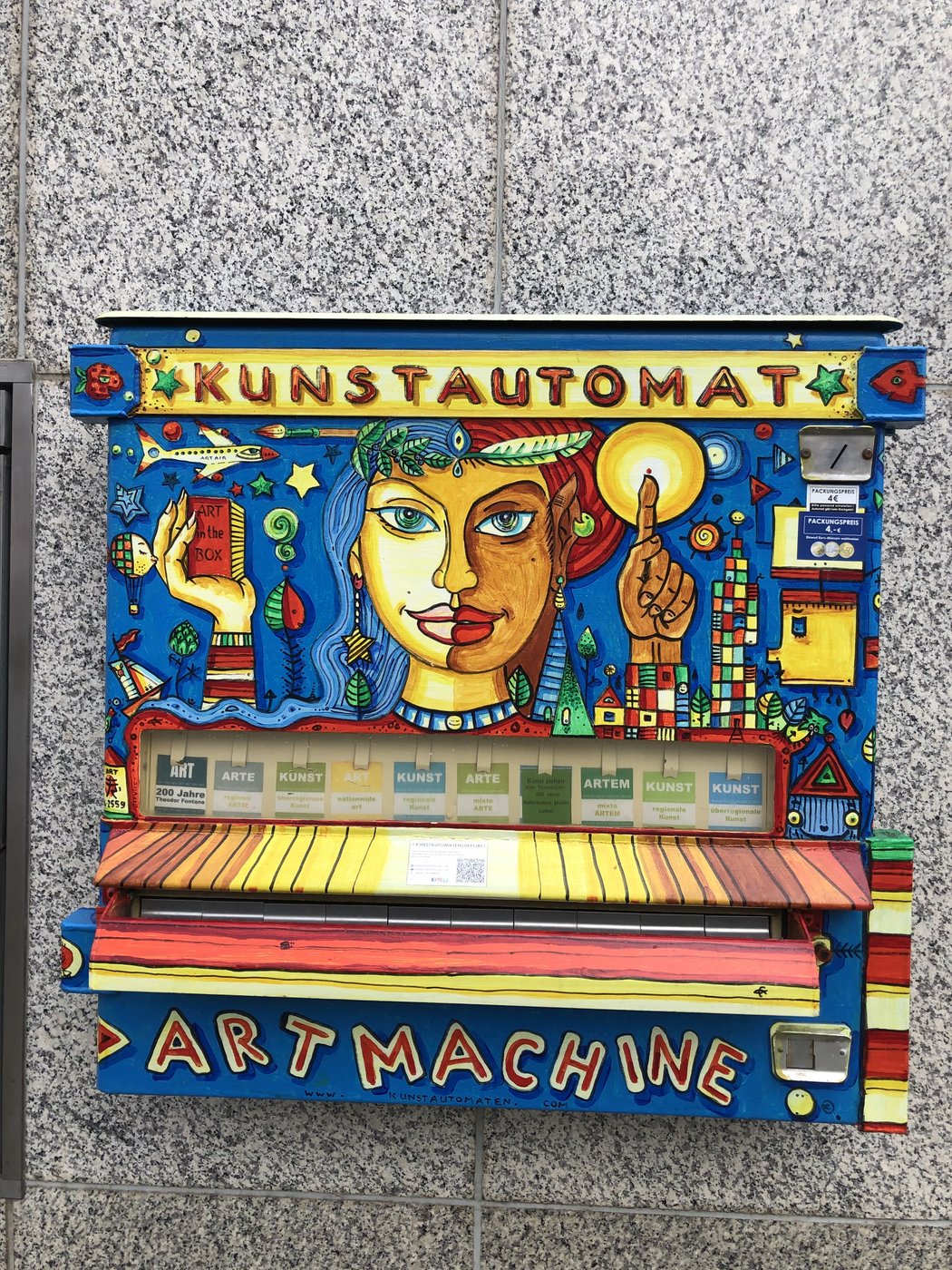Bunter Kunstautomat
