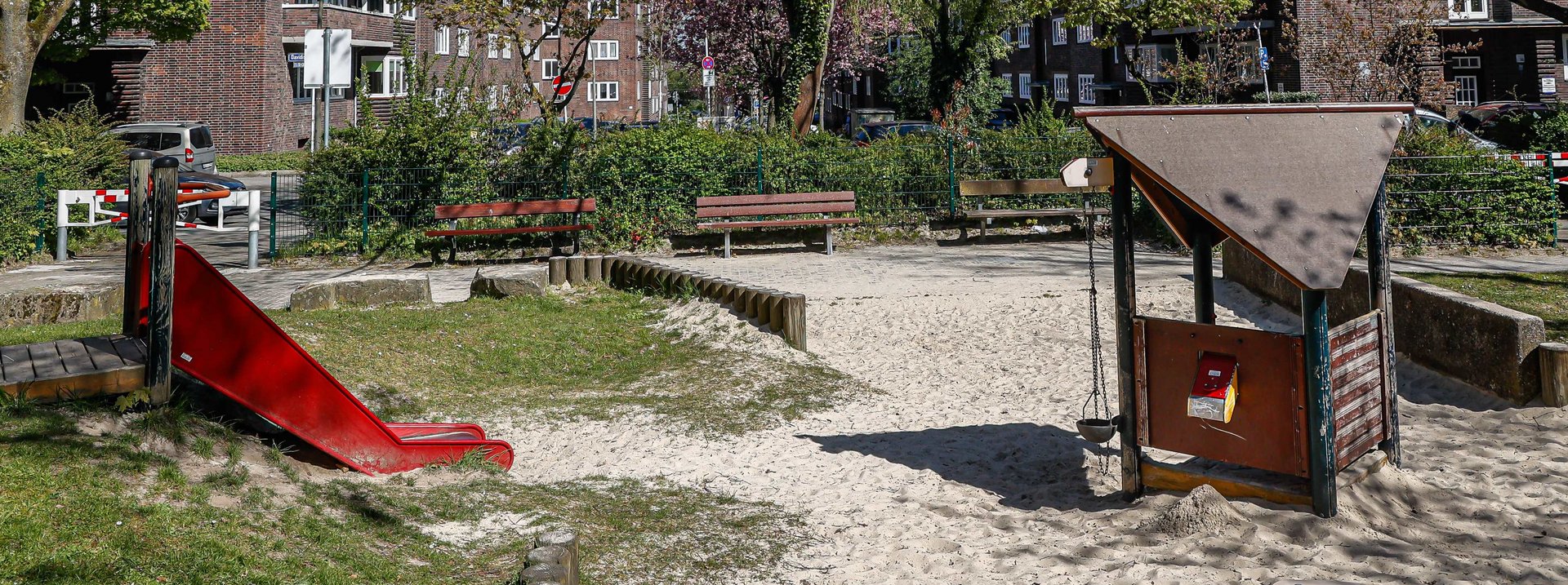 Siedlung am Kirschbaum mit Spielplatz
