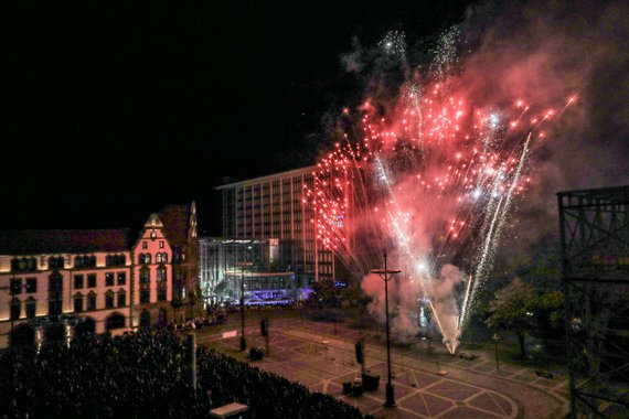 Feuwerk bei der Museumsnacht