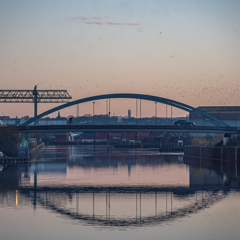 Brücke im Dortmunderhafen